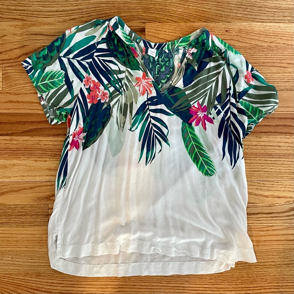 Women’s Old Navy Medium Tropical Thin Cotton Shirt